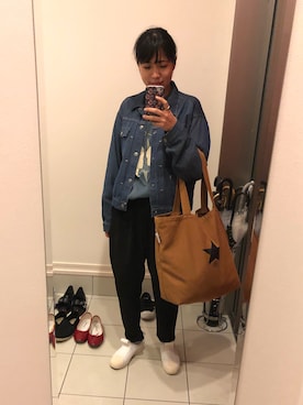 「relacher（ルラシェ）のアイテム」を使った、nkさん（レディース・157cm）の秋コーディネート