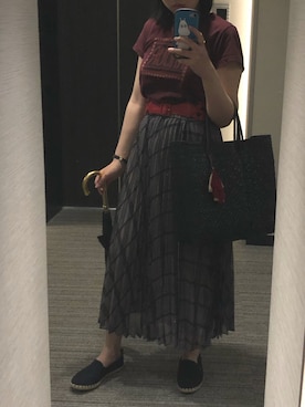 「アイテム（長傘）」を使った、nkさん（レディース・157cm）の夏コーディネート