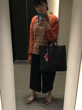 「アイテム（チャーム）」を使った、nkさん（レディース・157cm）の夏コーディネート
