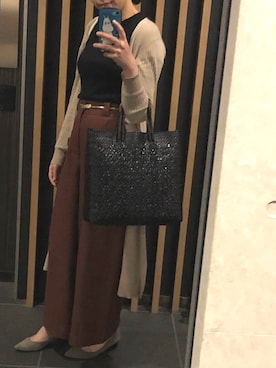 「Khaju（カージュ）のアイテム（その他パンツ）」を使った、nkさん（レディース・157cm）の夏コーディネート