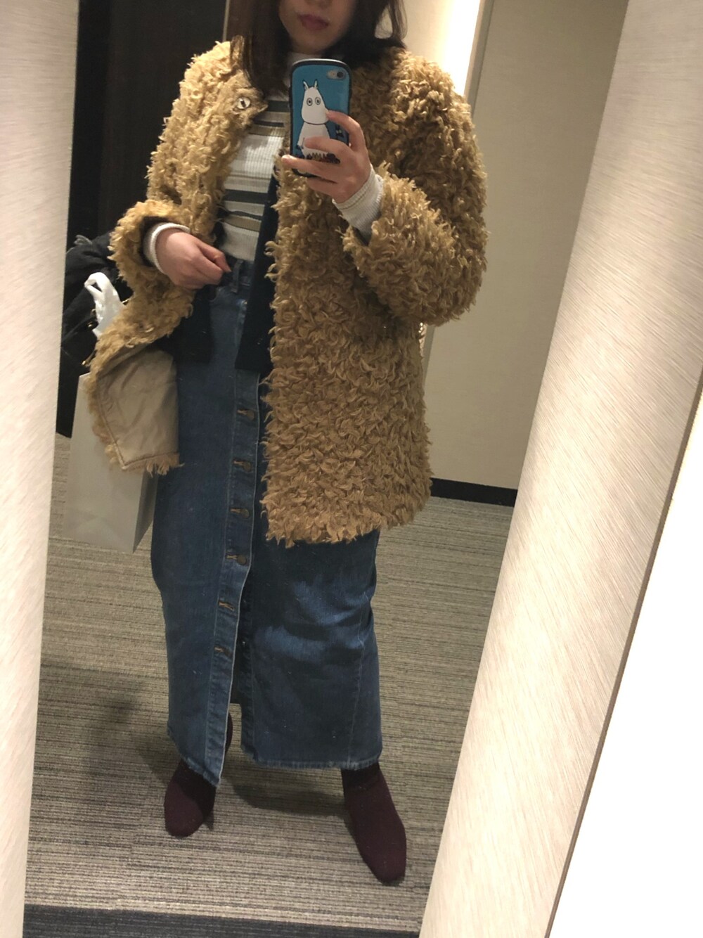 ECOPEL エコファーリバーシブルコート◇を使った人気ファッション