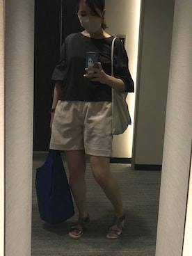 「non-sens（ノンサンス）のアイテム」を使った、nkさん（レディース・157cm）の夏コーディネート