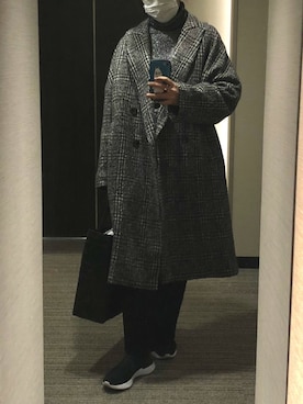 「BEAUTY&YOUTH UNITED ARROWS」｜「アイテム（チェスターコート）」を使った、nkさん（レディース・157cm）の冬コーディネート