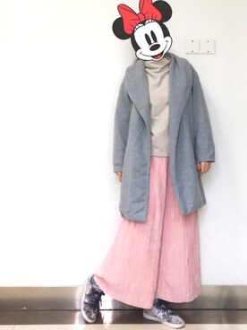 「SURVIVE（サバイブ）のアイテム」を使った、しあわせさん（レディース・158cm）の冬コーディネート