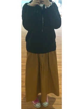 「SpRay PREMIUM（スプレイプレミアム）のアイテム（スカート）」を使った、しあわせさん（レディース・158cm）の春コーディネート
