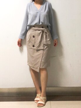 しあわせさん（レディース・158cm）の春コーディネート