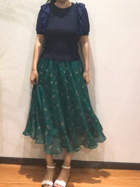 「RD（ルージュ ディアマン）のアイテム」を使った、しあわせさん（レディース・158cm）の秋コーディネート