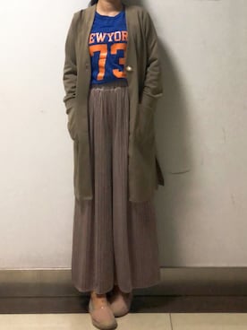 「DoCLASSE（ ドゥクラッセ）のアイテム（ジャケット/アウター）」を使った、しあわせさん（レディース・158cm）の冬コーディネート