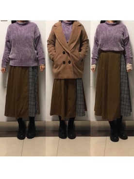 しあわせさん（レディース・158cm）の冬コーディネート