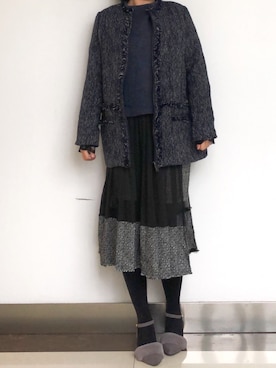 しあわせさん（レディース・158cm）の冬コーディネート