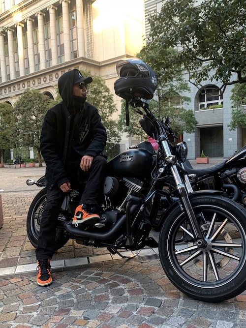 c-boy style(No.79)ストリートコーデ ハーレーT カーゴPT M c-boy style(No.79)ストリートコーデ ハーレーT カーゴPT M
