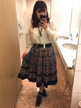 「reinette et mirabelle（レネット エ ミラベル）のアイテム（アクセサリー）」を使った、まなみすさん（レディース・152cm）の夏コーディネート
