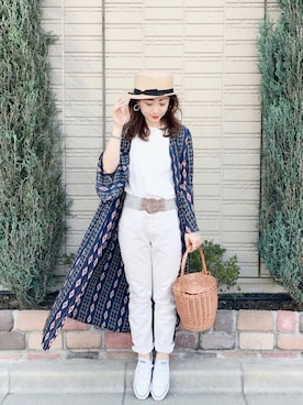 「uka(ウカ)のアイテム」を使った、SIZUさん(レディース・156cm)の春コーディネート