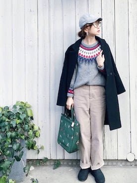 SIZUさん（レディース・156cm）の冬コーディネート