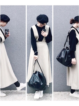 SIZUさん（レディース・156cm）の冬コーディネート