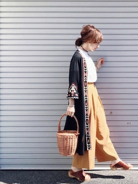 「MODE ROBE（モードローブ）のアイテム（リング）」を使った、SIZUさん（レディース・156cm）の春コーディネート