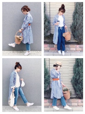 「SHIPS Days（シップスデイズ）のアイテム」を使った、SIZUさん（レディース・156cm）の春コーディネート