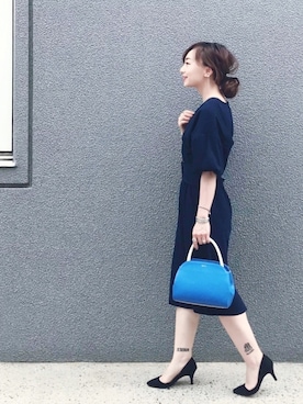 「ASTRAET（アストラット）のアイテム（アクセサリー）」を使った、SIZUさん（レディース・156cm）の春コーディネート