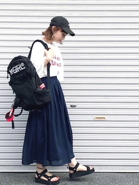 SIZUさん（レディース・156cm）の夏コーディネート