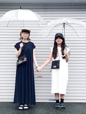 「URBAN RESEARCH Sonny Label（アーバンリサーチサニーレーベル）のアイテム（ワンピース/ドレス）」を使った、SIZUさん（キッズ・140cm）の夏コーディネート