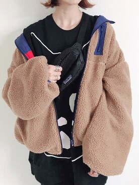 「PAGEBOY（ページボーイ）のアイテム（ジャケット/アウター）」を使った、SIZUさん（レディース・156cm）の秋コーディネート