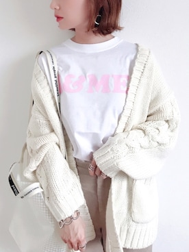 「I&ME（アイアンドミー）のアイテム」を使った、SIZUさん（レディース・156cm）の秋コーディネート