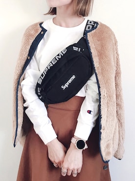 「BEAMS BOY（ビームスボーイ）のアイテム（その他アウター）」を使った、SIZUさん（レディース・156cm）の秋コーディネート