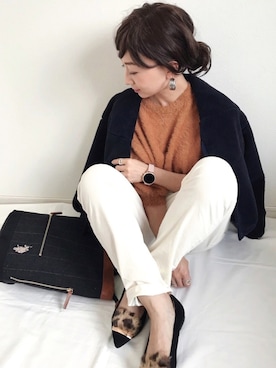 「PICHE ABAHOUSE（ピシェ アバハウス）のアイテム」を使った、SIZUさん（レディース・156cm）の秋コーディネート