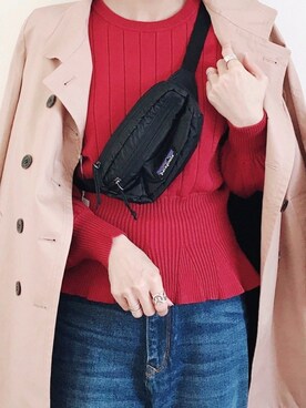 「Rouge vif（ルージュヴィフ）のアイテム（ジャケット/アウター）」を使った、SIZUさん（レディース・156cm）の秋コーディネート