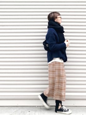 SIZUさん(レディース・156cm)の冬コーディネート