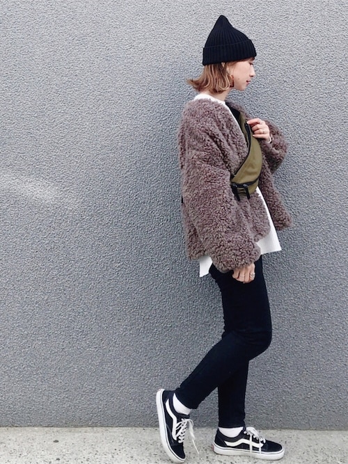 Sizu The North Faceのニットキャップ ビーニーを使ったコーディネート Wear