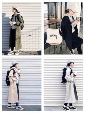 SIZUさん（レディース・156cm）の冬コーディネート