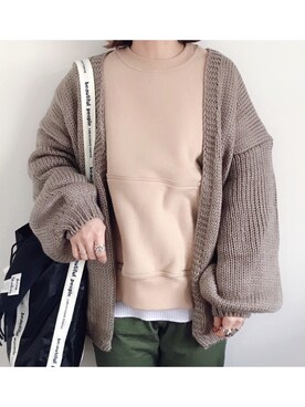 「Marea rich（マレアリッチ）のアイテム」を使った、SIZUさん（レディース・156cm）の冬コーディネート