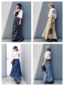 SIZUさん（レディース・156cm）の夏コーディネート