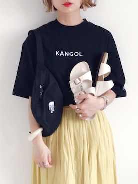 「シンプル」｜「アイテム（ベースメイク）」を使った、SIZUさん（レディース・156cm）の夏コーディネート