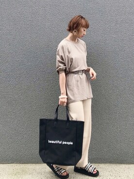 SIZUさん（レディース・156cm）の夏コーディネート