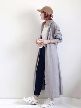 「mercibeaucoup,（メルシーボークー）のアイテム」を使った、SIZUさん（レディース・156cm）の秋コーディネート