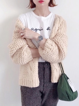 「Ifuru（イフル）のアイテム」を使った、SIZUさん（レディース・156cm）の秋コーディネート