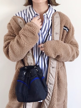 「WILD THINGS（ワイルドシングス）のアイテム（ジャケット/アウター）」を使った、SIZUさん（レディース・156cm）の秋コーディネート