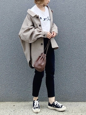 SIZUさん（レディース・156cm）の秋コーディネート