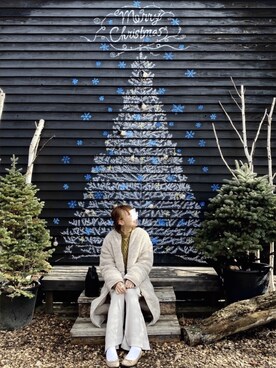 「NOLLEY’S（ノーリーズ）のアイテム（ジャケット/アウター）」を使った、SIZUさん（レディース・156cm）の冬コーディネート