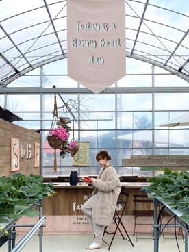 「NOLLEY’S（ノーリーズ）のアイテム（ジャケット/アウター）」を使った、SIZUさん（レディース・156cm）の冬コーディネート