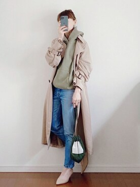 「FURLA（フルラ）の【FURLA】フルラ METROPOLIS 38mm ウォッチ（アナログ腕時計）」を使った、SIZUさん（レディース・156cm）の冬コーディネート
