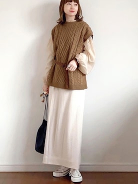 SIZUさん（レディース・156cm）の冬コーディネート