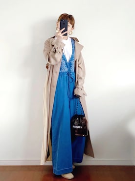 「URBAN RESEARCH Sonny Label（アーバンリサーチサニーレーベル）のアイテム（サロペット/オーバーオール）」を使った、SIZUさん（レディース・156cm）の春コーディネート