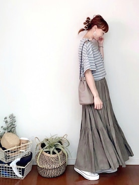 SIZUさん（レディース・156cm）の夏コーディネート