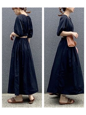「Diosfront（ディオスフロント）のアイテム」を使った、SIZUさん（レディース・156cm）の夏コーディネート