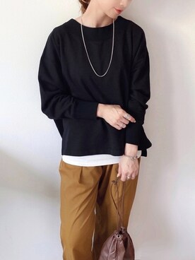 「Sig FREAK'S STORE（シグフリークスストア）のアイテム」を使った、SIZUさん（レディース・156cm）の秋コーディネート