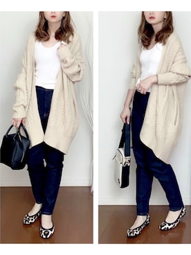 「URBAN RESEARCH Sonny Label（アーバンリサーチサニーレーベル）のアイテム（パンツ）」を使った、SIZUさん（レディース・156cm）の秋コーディネート
