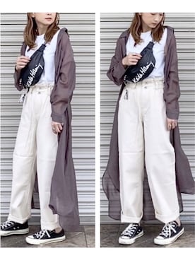 「kipling（キプリング）のアイテム」を使った、SIZUさん（レディース・156cm）の秋コーディネート